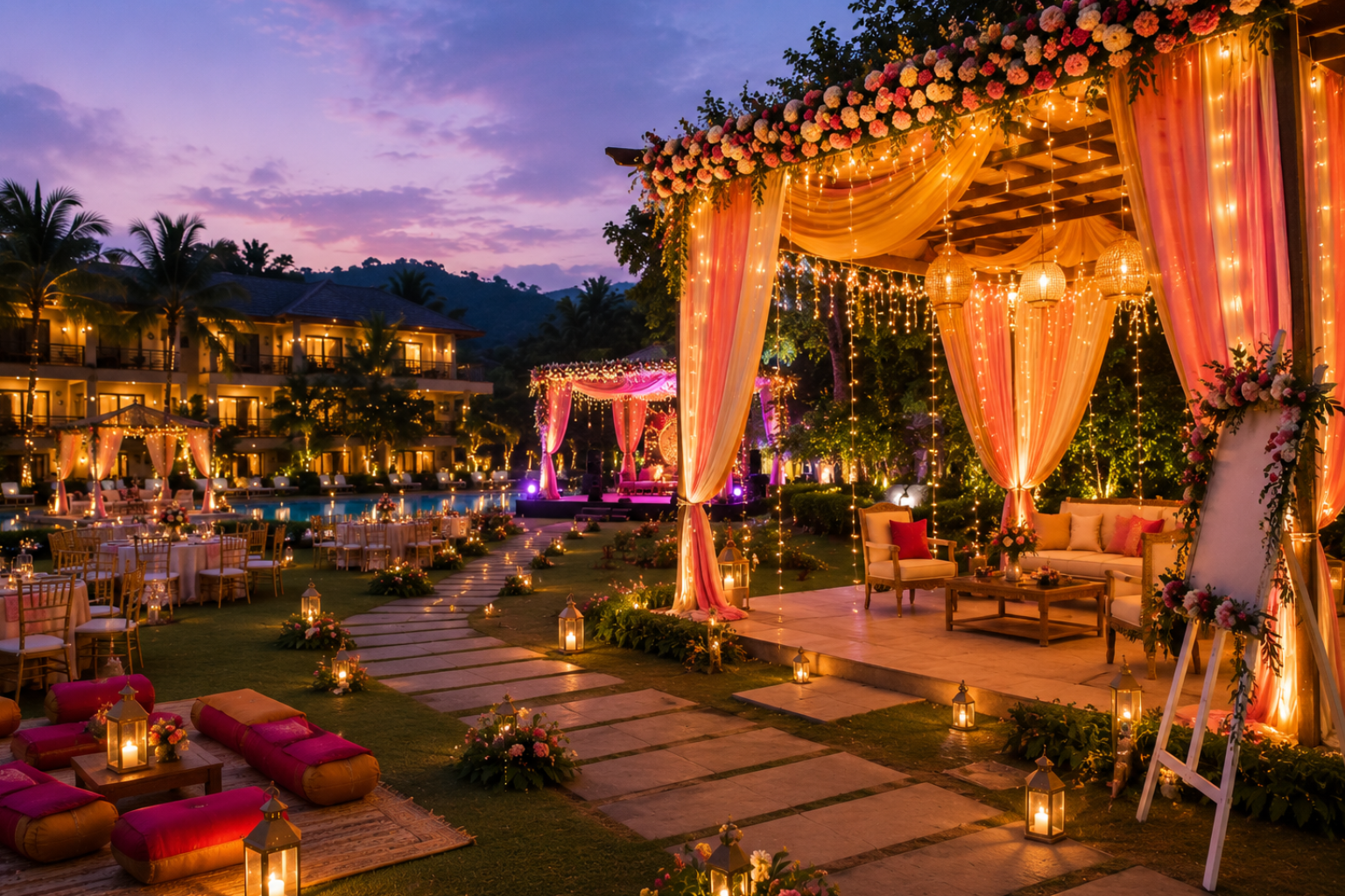 Wedding Itinerary at a Palghar Resort